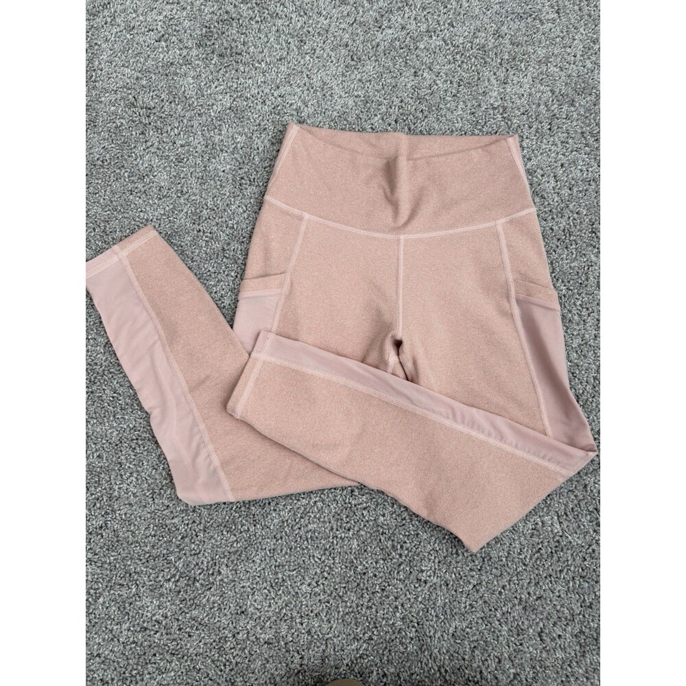 Fabletics On-The-Go PowerHold® Medium-Rise Capri | Rosebloom Heather | S - Picture 6 of 14